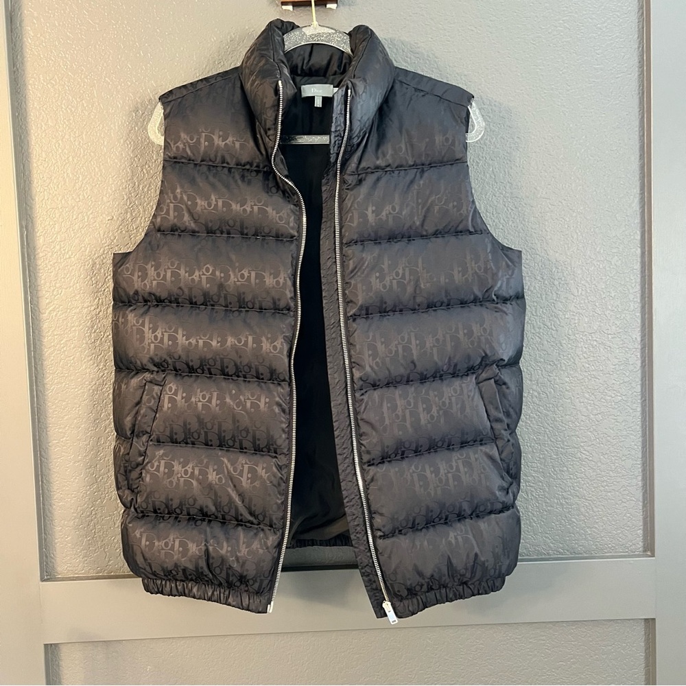 Dior Black Puffer Vest
